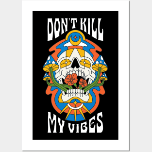 Skull Vibes Posters and Art